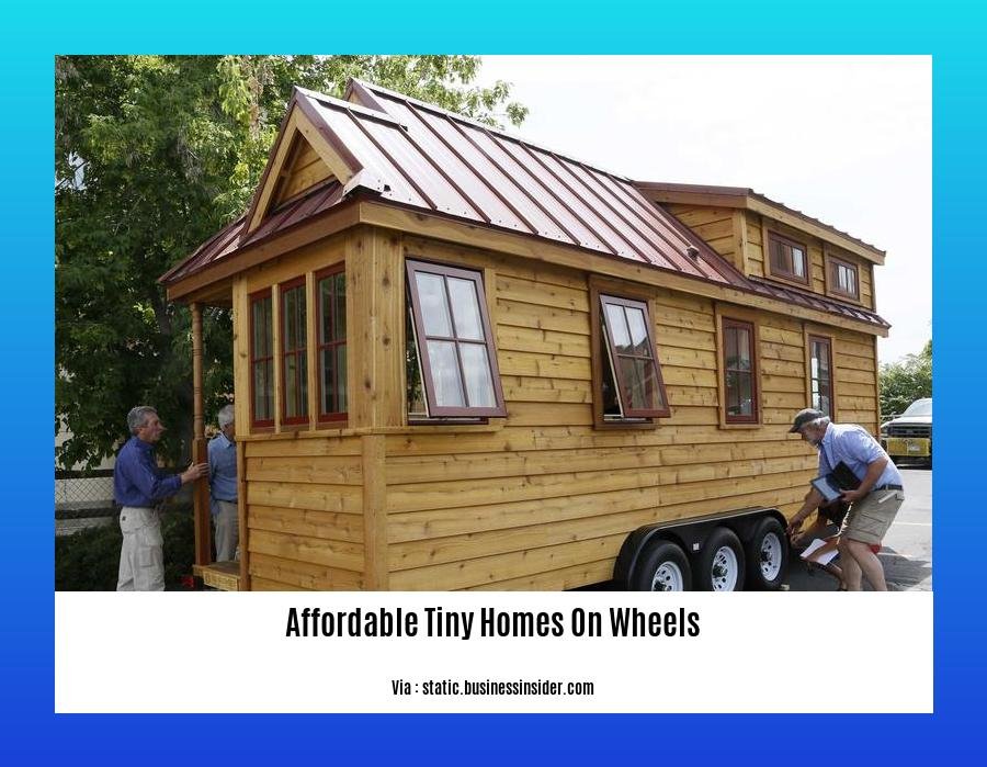 affordable tiny homes on wheels