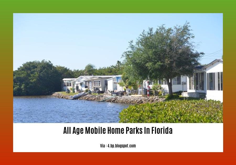 all age mobile home parks in florida