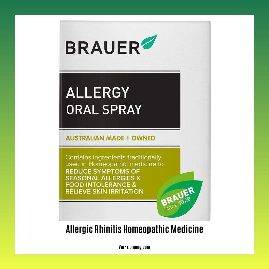 allergic rhinitis homeopathic medicine