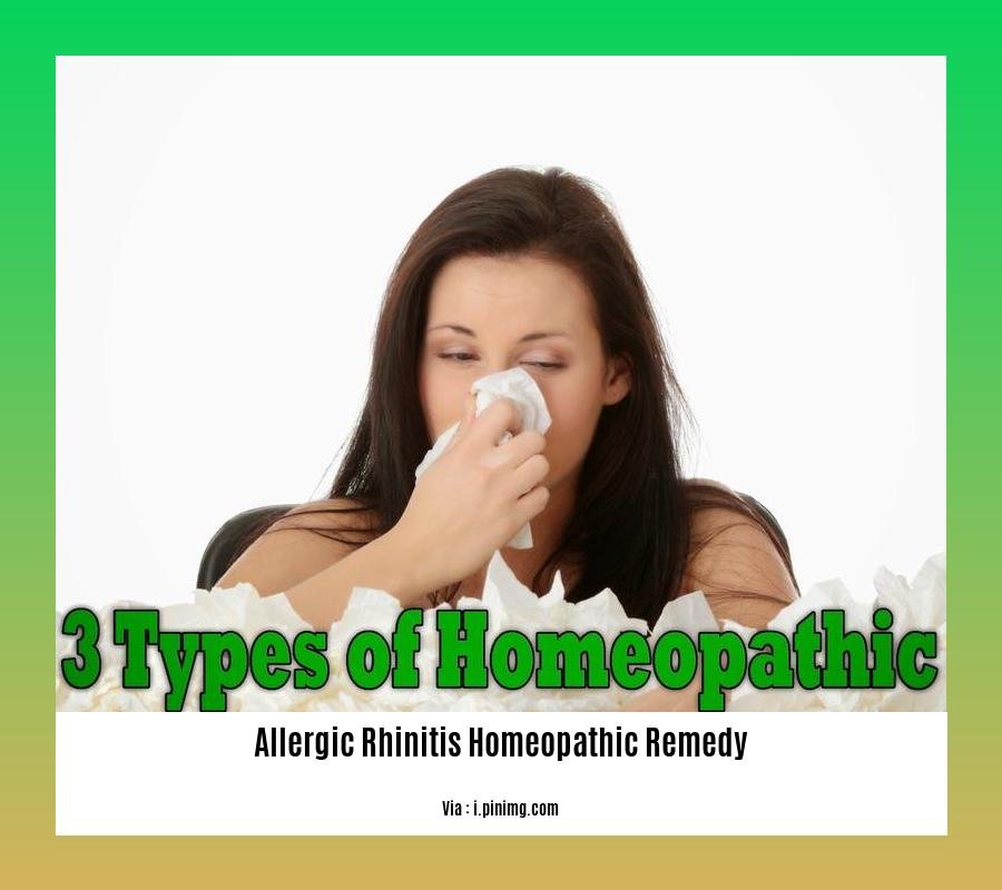 allergic rhinitis homeopathic remedy