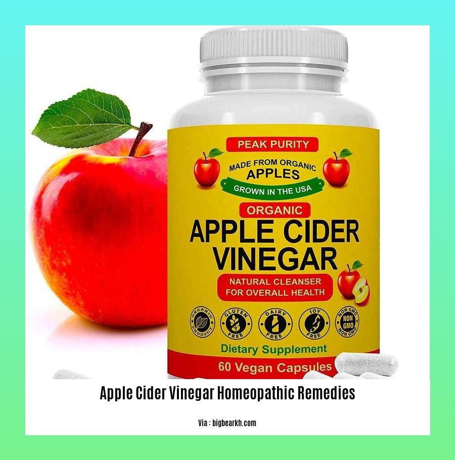 apple cider vinegar homeopathic remedies