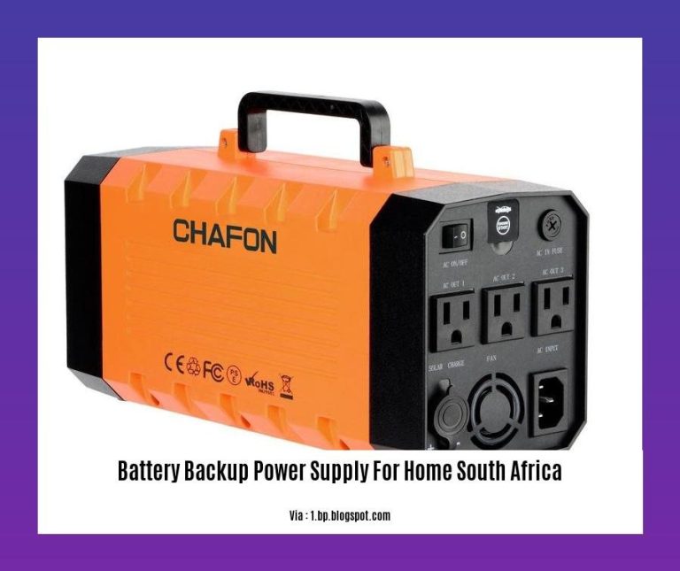 - Battery Backup Power Supply for Home South Africa: Navigating Power ...