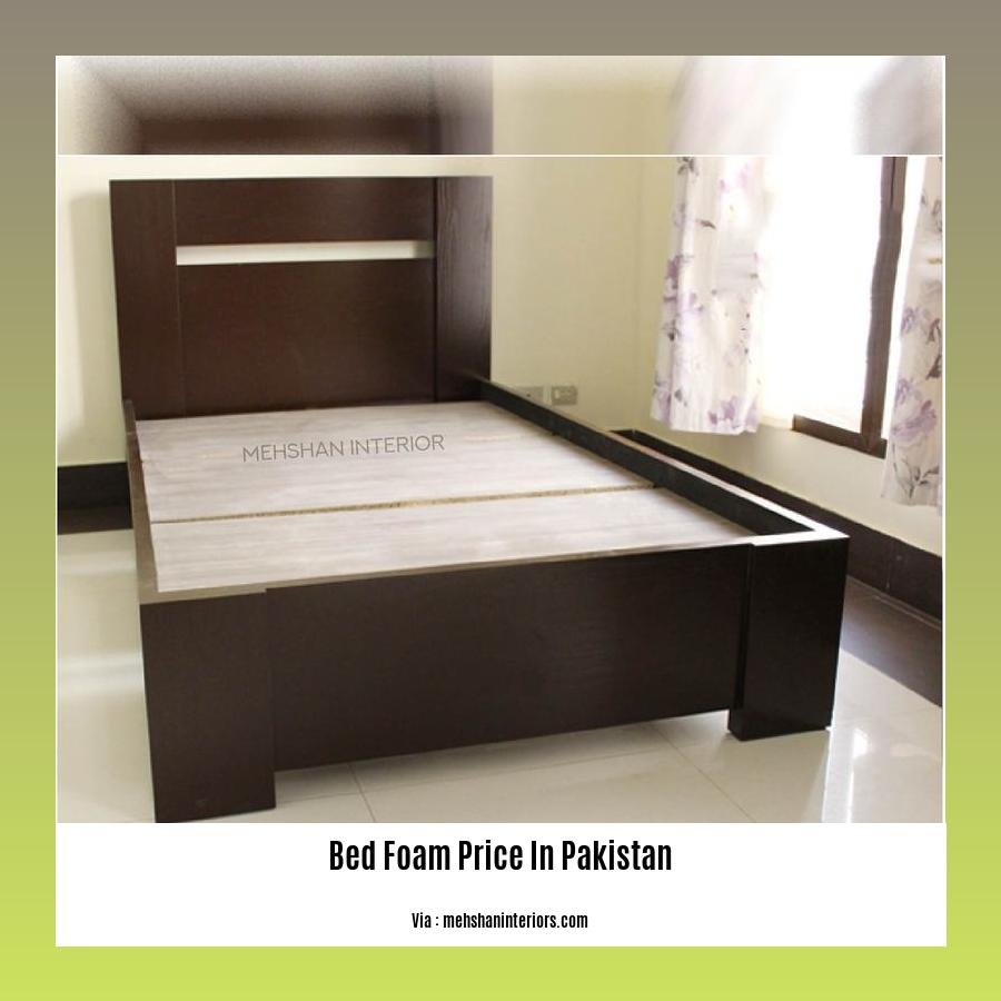 bed foam price in pakistan