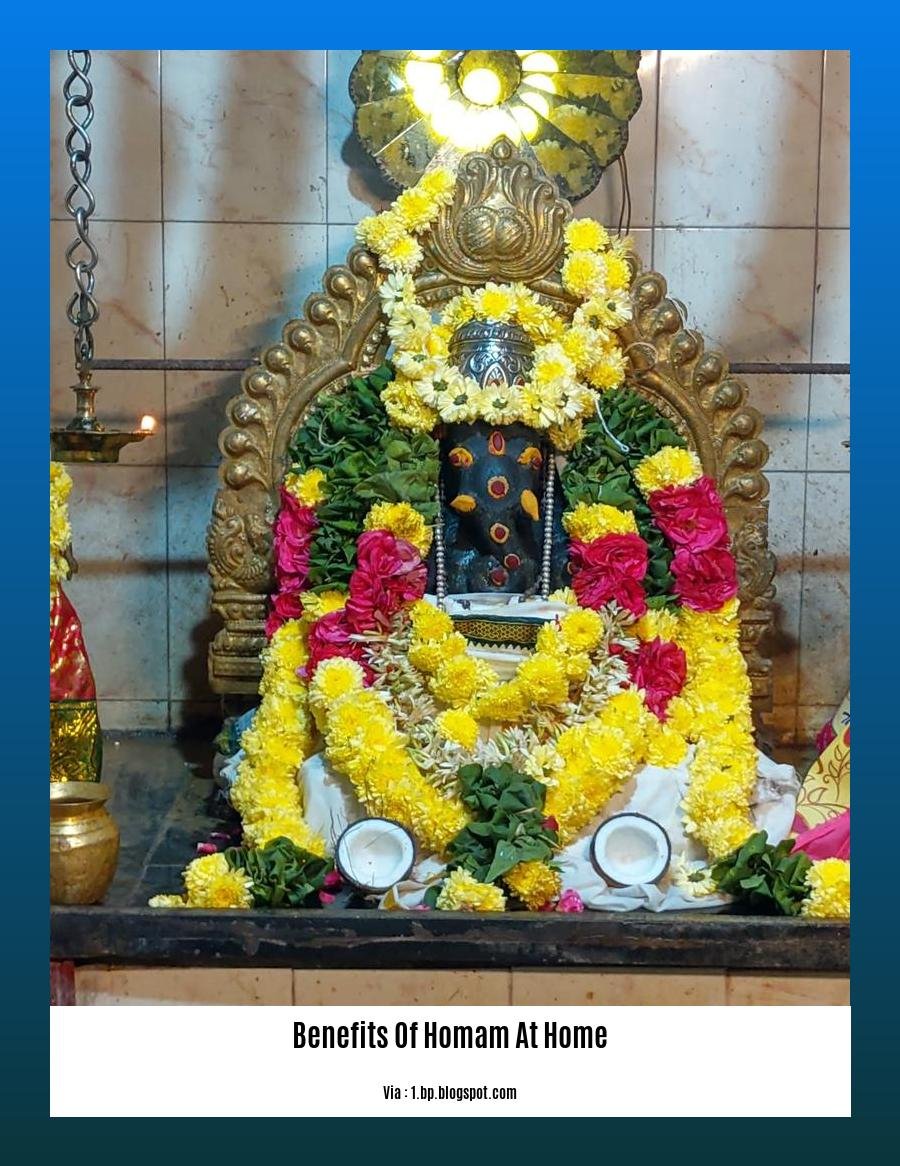 benefits of homam at home