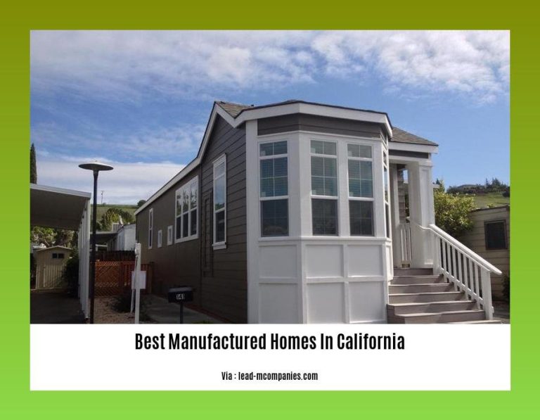 - The Best Manufactured Homes in California: Uncovering Quality ...