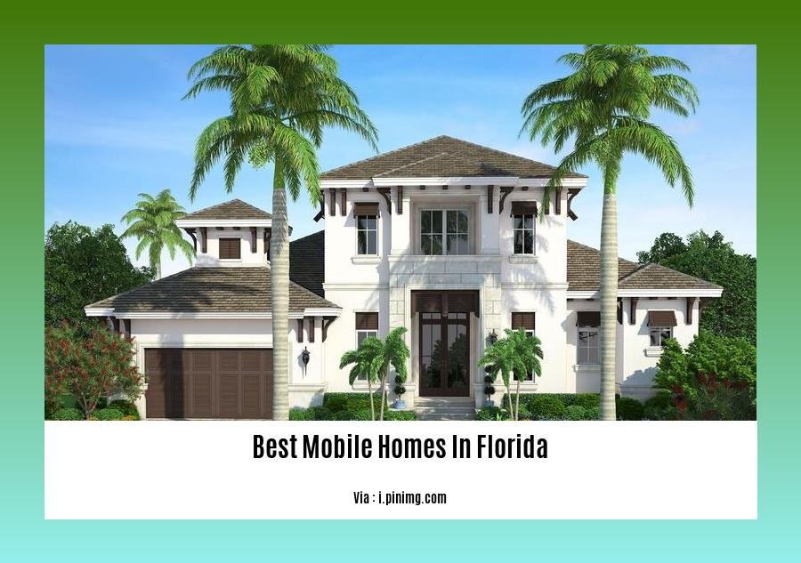 best mobile homes in florida
