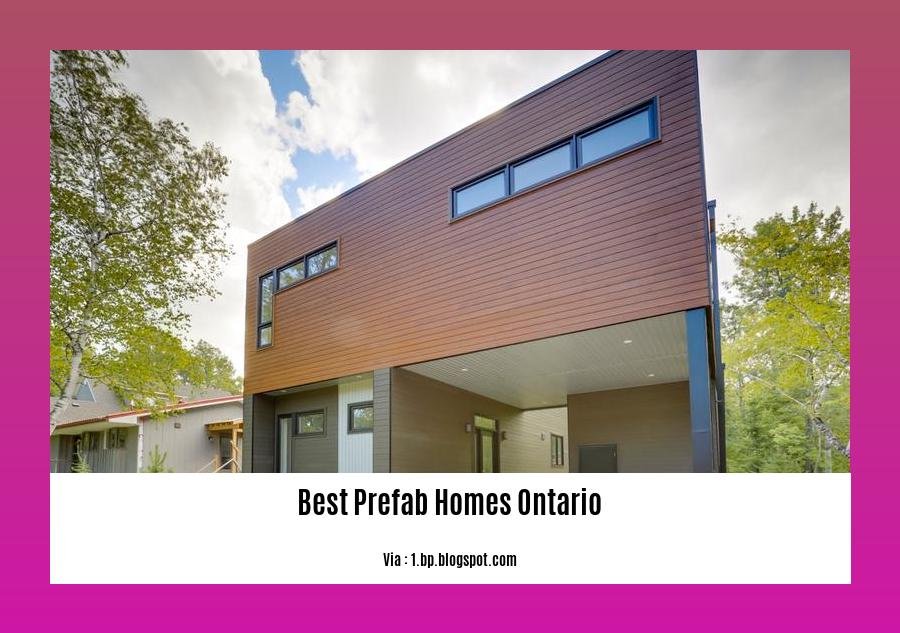 best prefab homes ontario