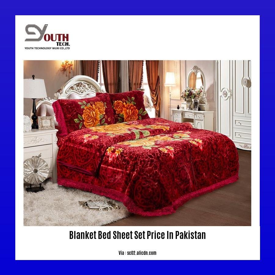 blanket bed sheet set price in pakistan