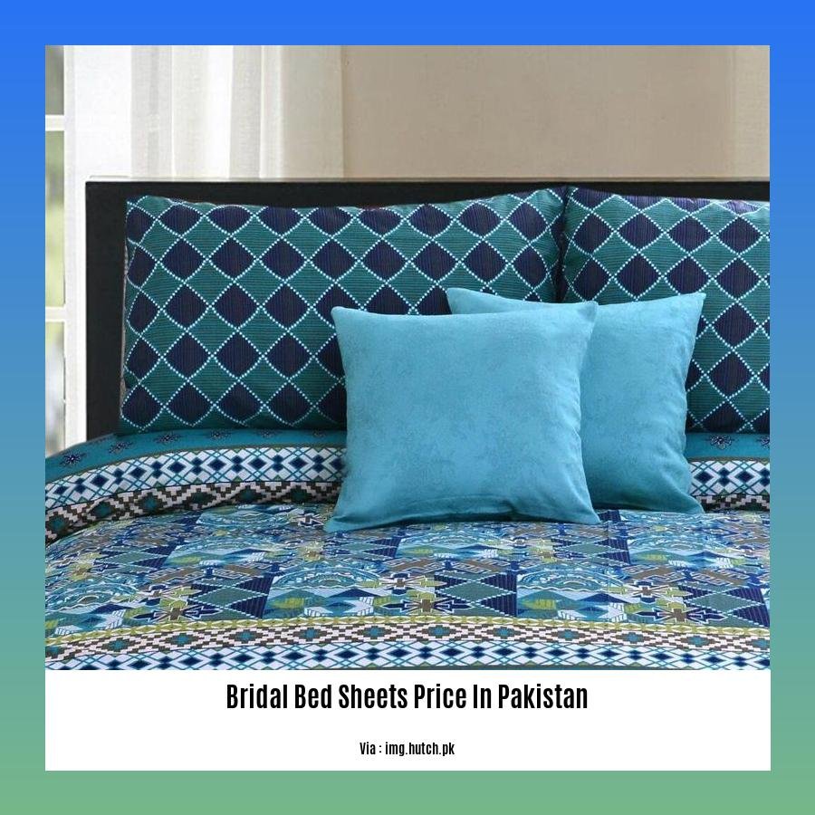 bridal bed sheets price in pakistan