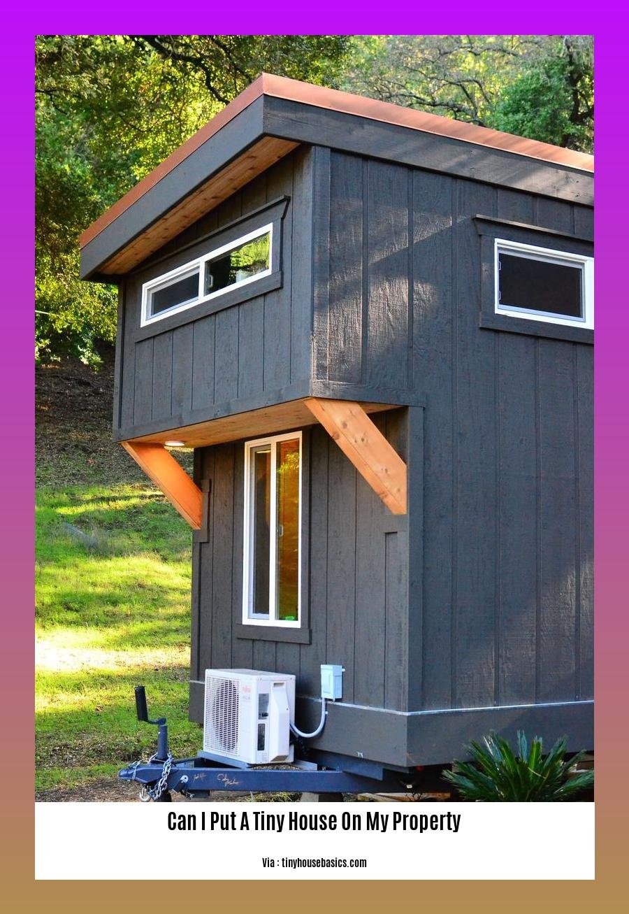 can i put a tiny house on my property