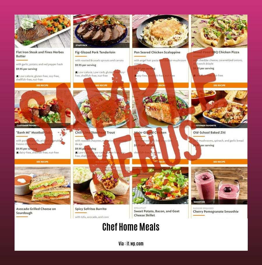 chef home meals