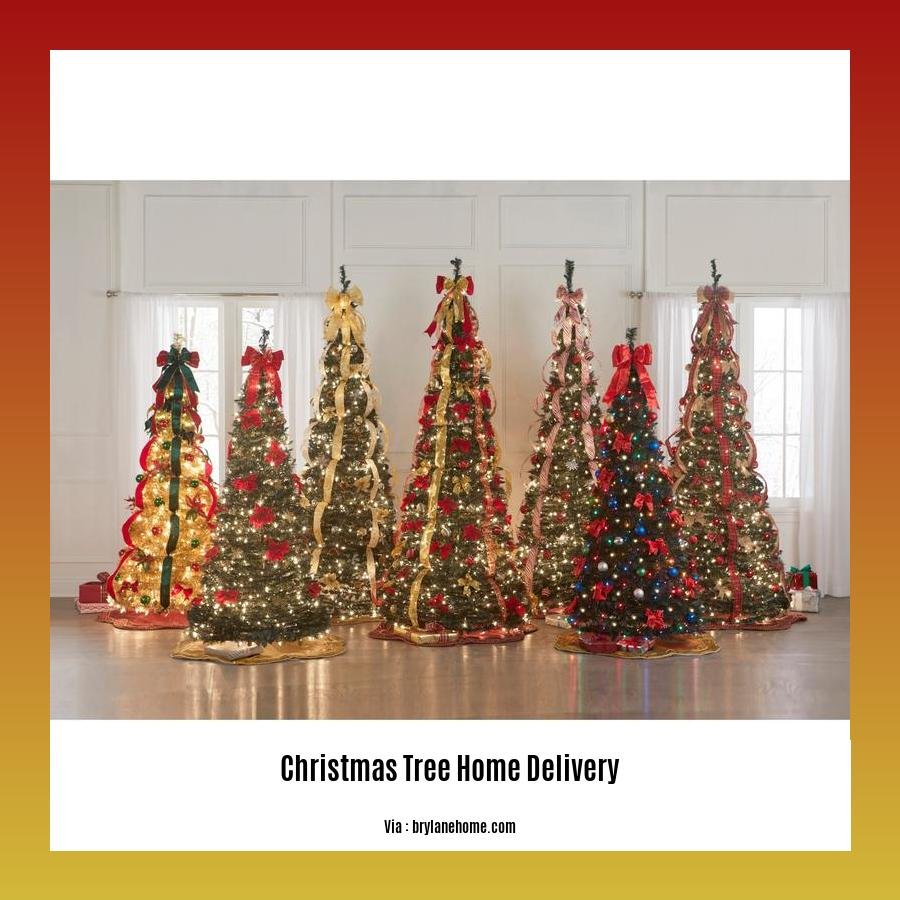 christmas tree home delivery