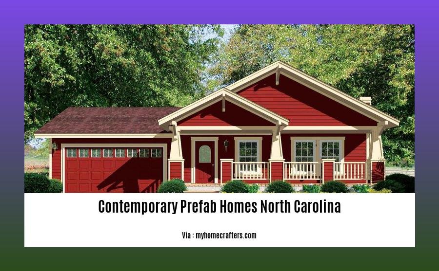 contemporary prefab homes north carolina