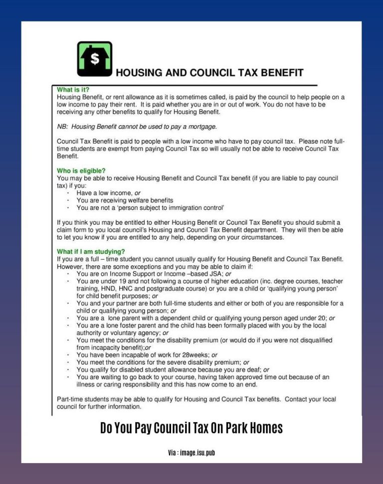 Do You Pay Council Tax on Park Homes? A Legal Expert's Perspective