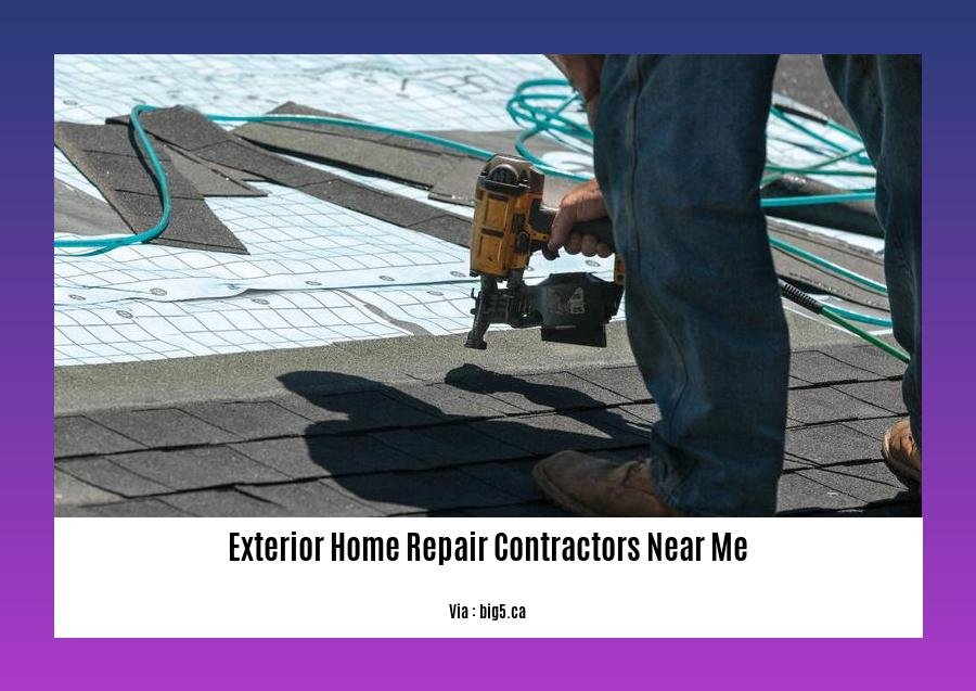 exterior home repair contractors near me