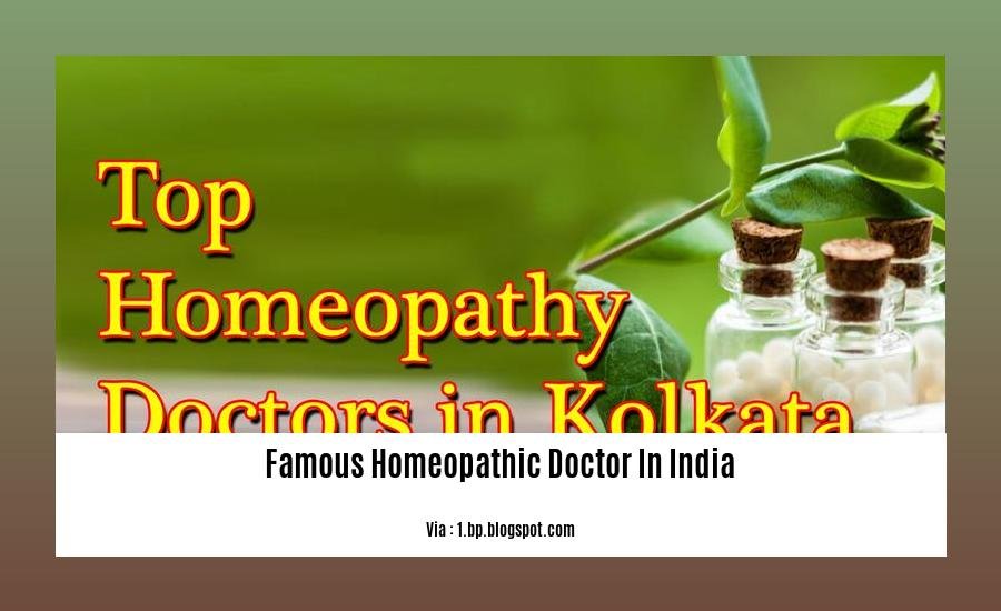 famous homeopathic doctor in india
