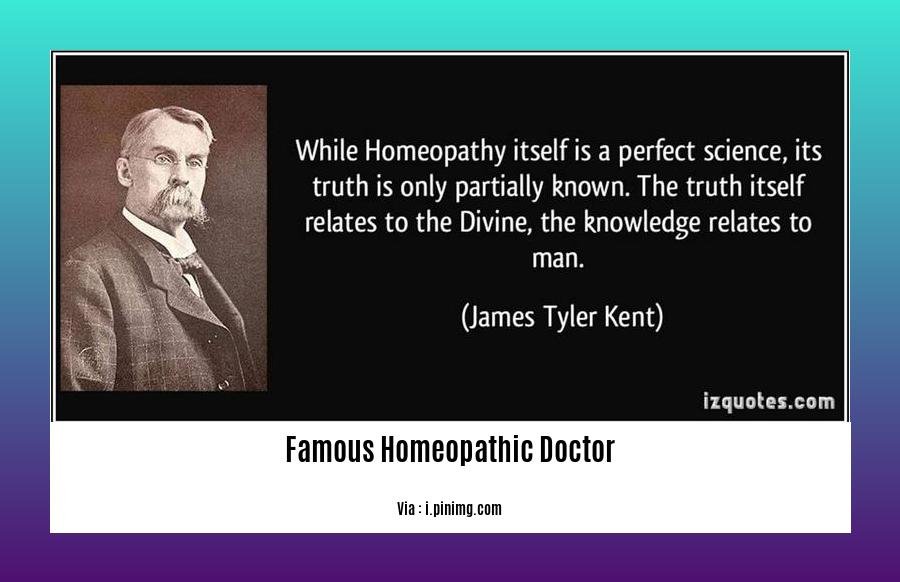 famous homeopathic doctor