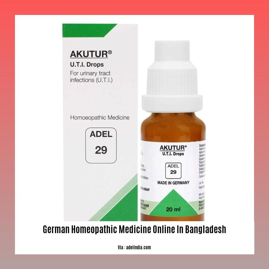 german homeopathic medicine online in bangladesh