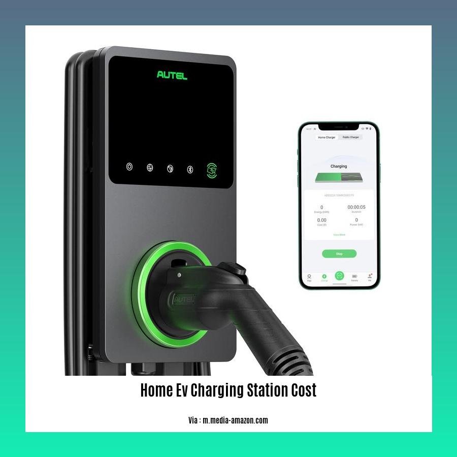 home EV charging station cost