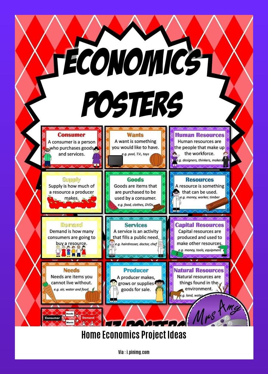 home economics project ideas