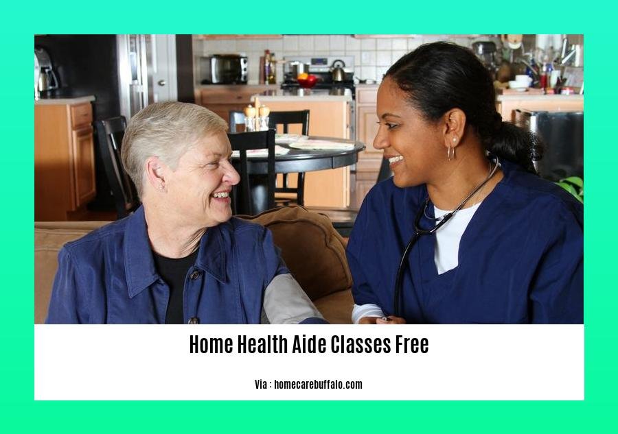 home health aide classes free