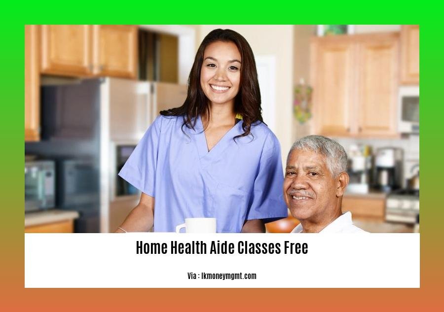 home health aide classes free