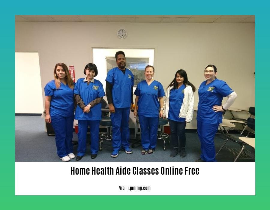 home health aide classes online free