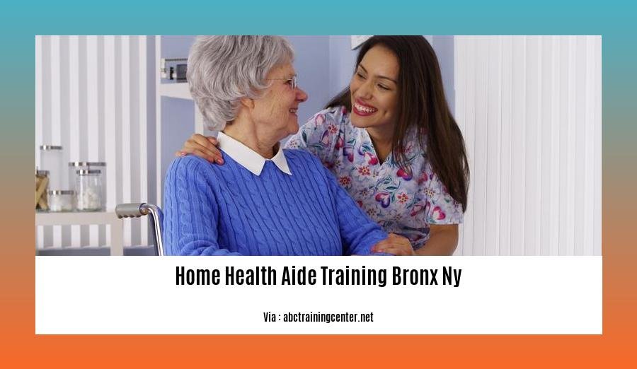 home health aide training Bronx NY