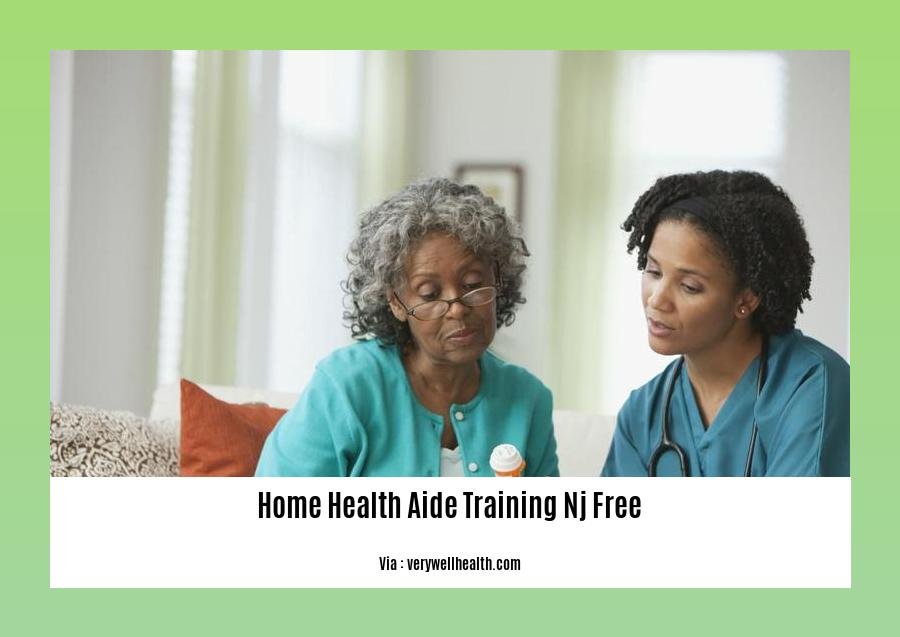 home health aide training NJ free