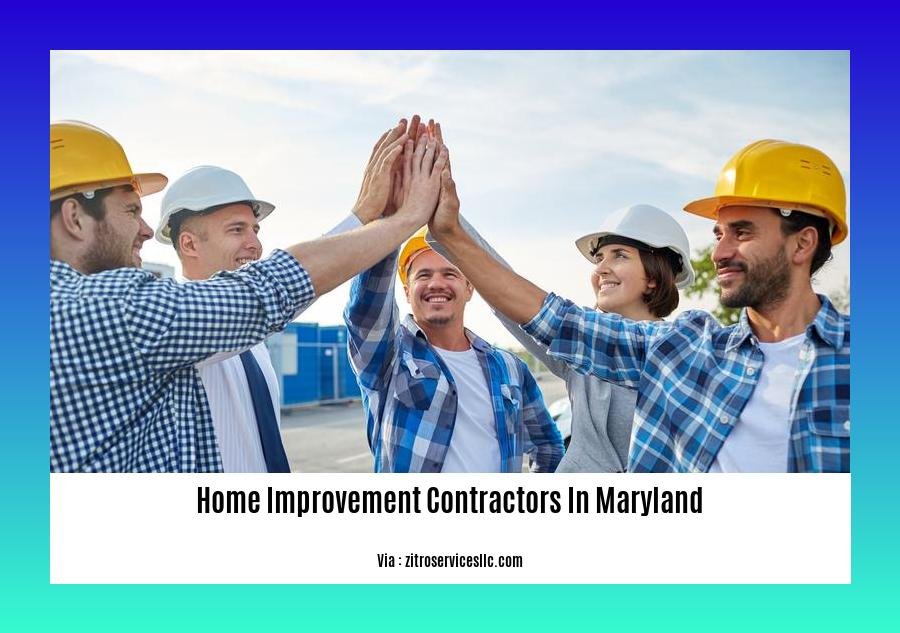 home improvement contractors in maryland