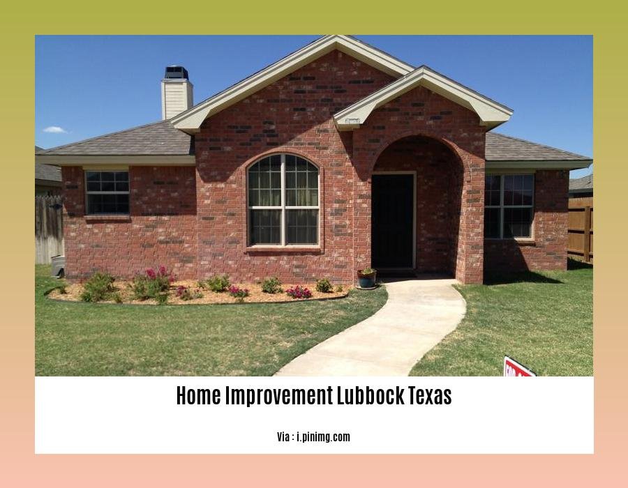 home improvement lubbock texas