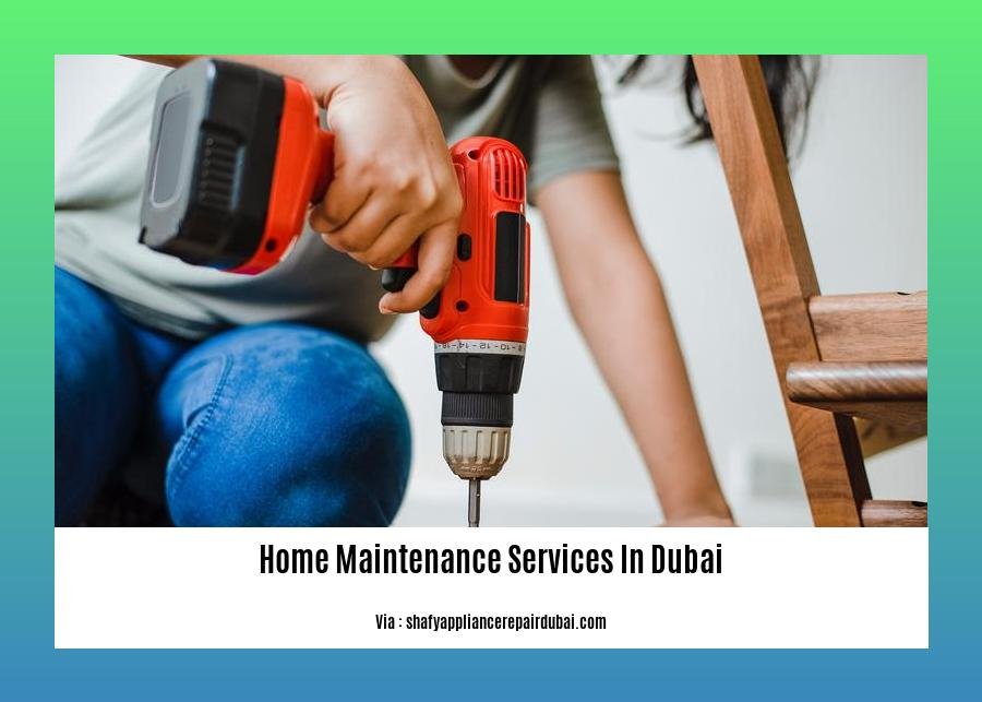 home maintenance services in dubai