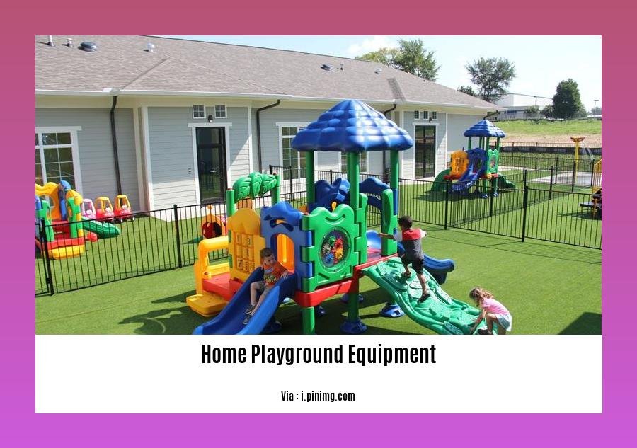 home playground equipment
