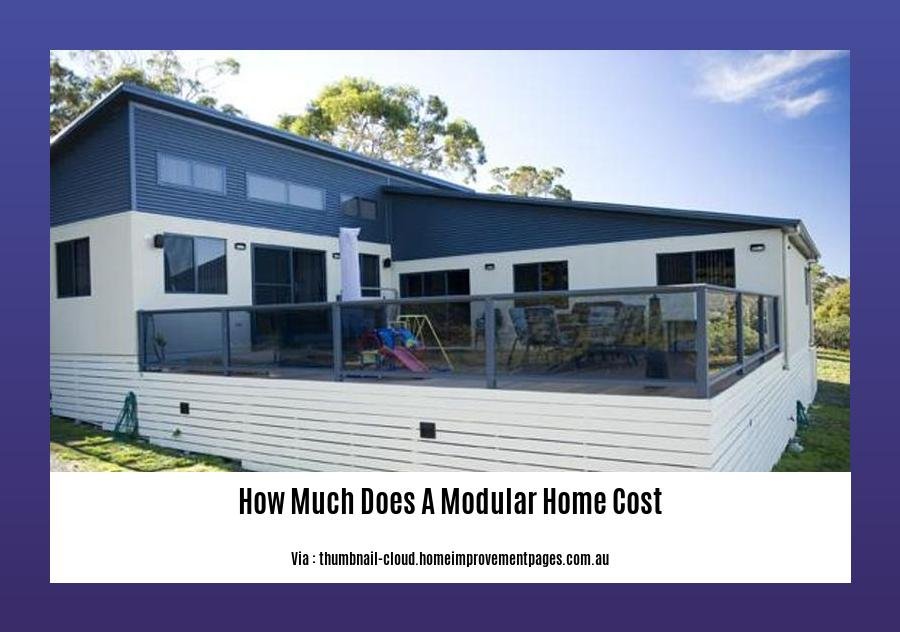 how much does a modular home cost