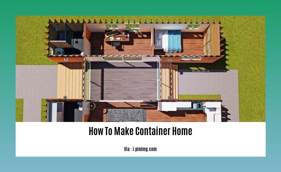 how to make container home