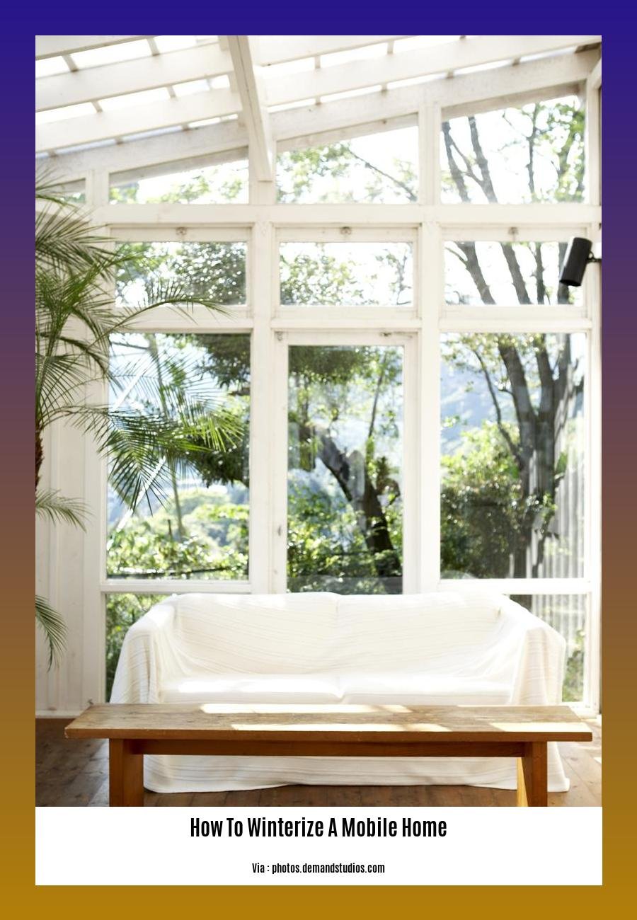 how to winterize a mobile home