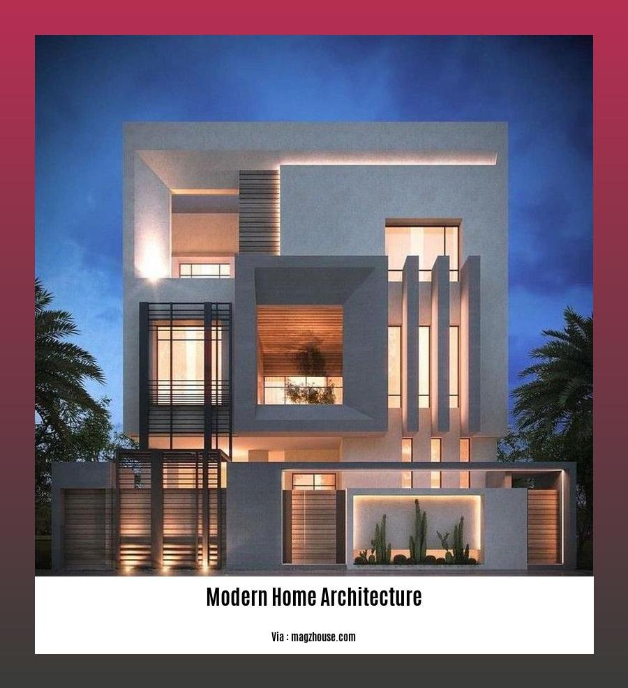 modern home architecture