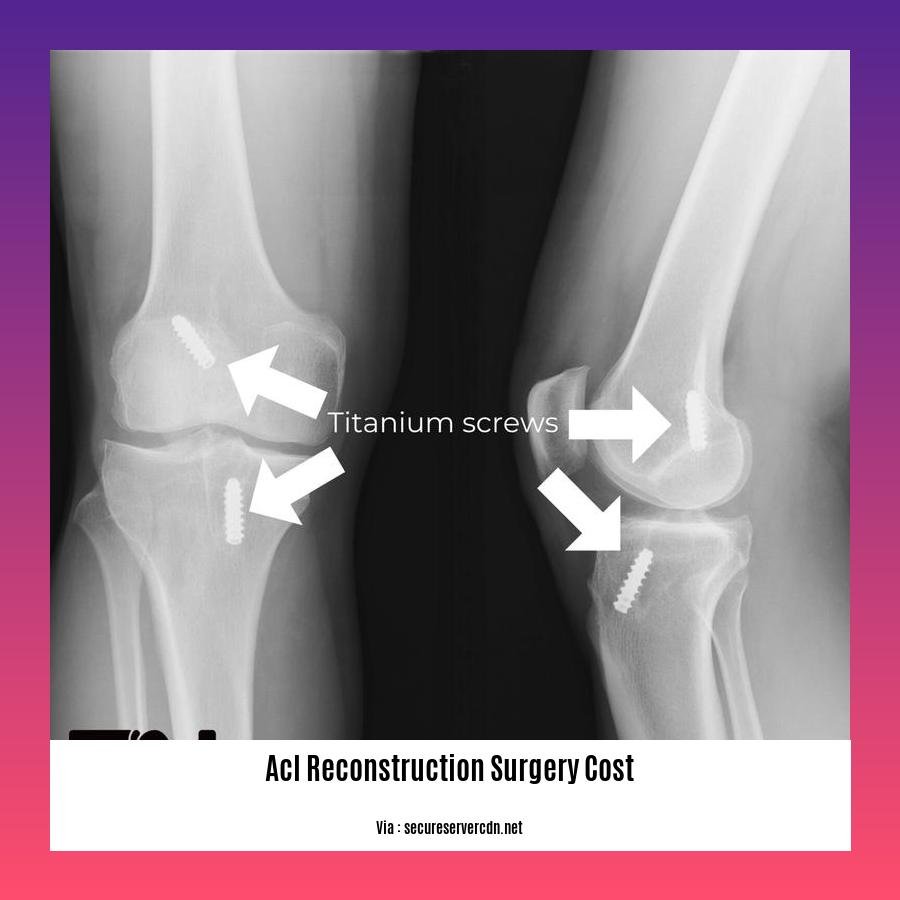  ACL Reconstruction Surgery Cost A Comprehensive Guide to Understanding the Financial