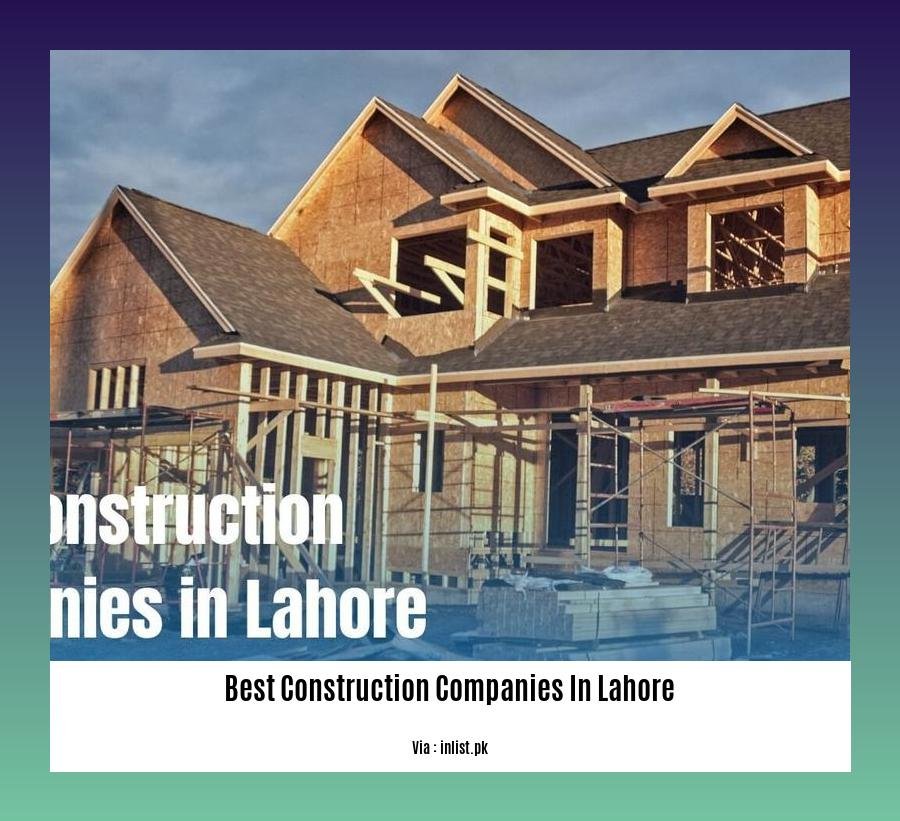 best construction companies in lahore