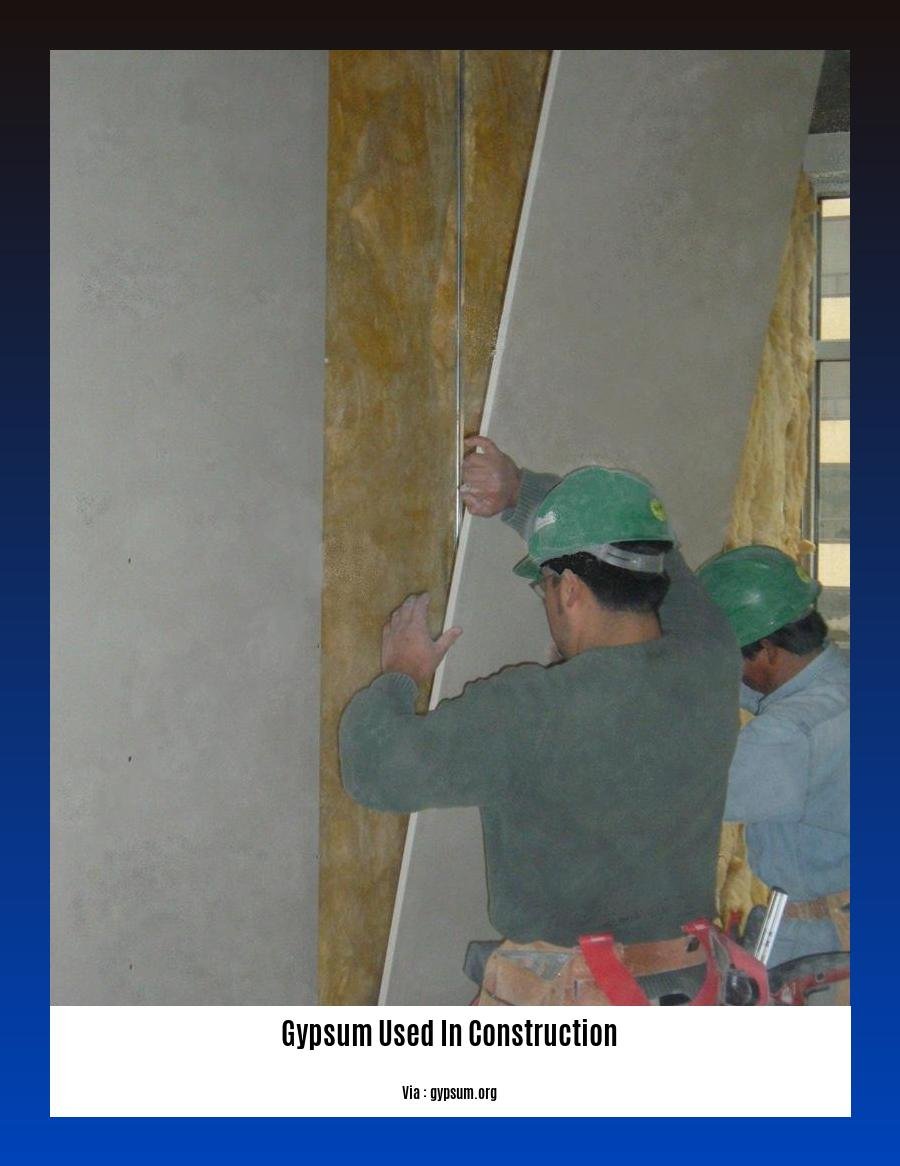 gypsum used in construction