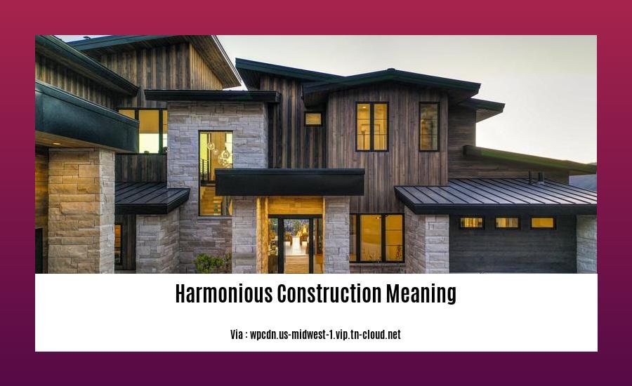 harmonious construction meaning