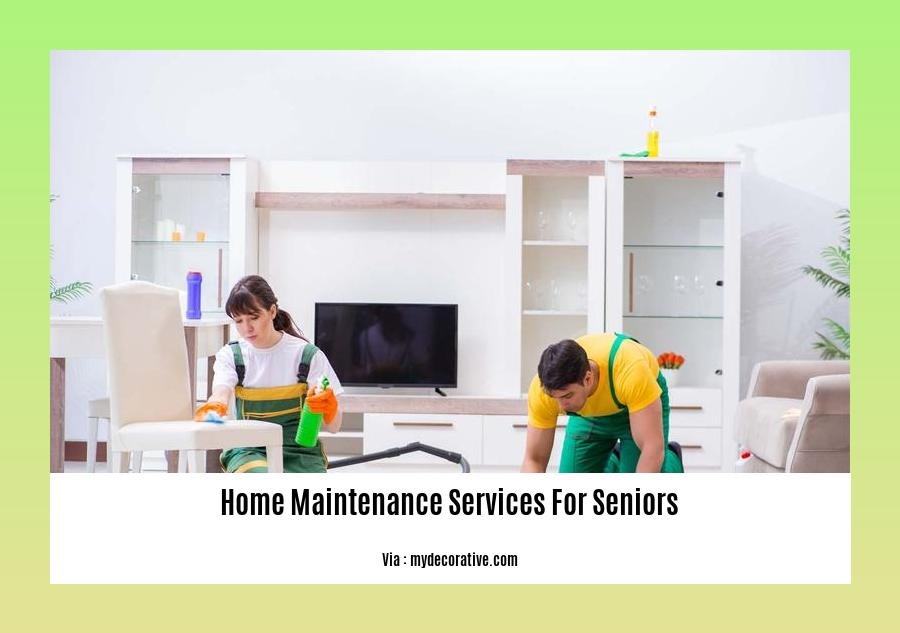 home maintenance services for seniors