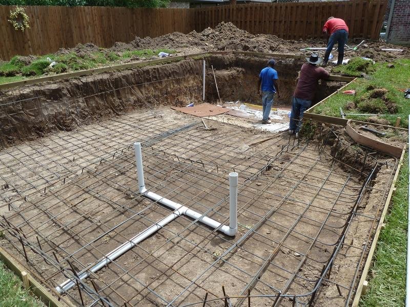 pool construction process timeline