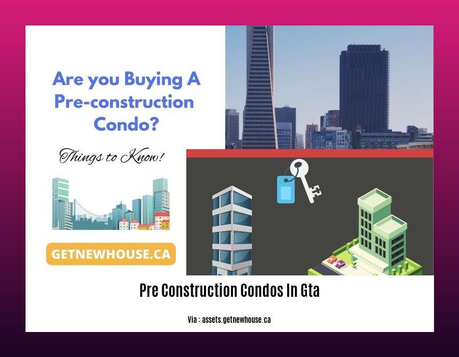 pre construction condos in gta