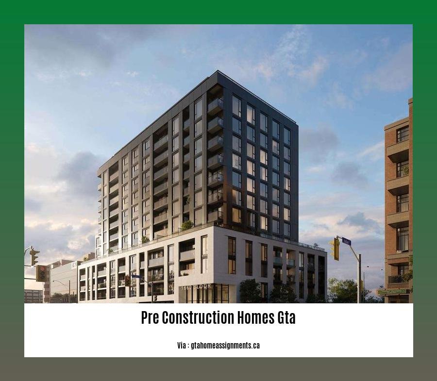 pre construction homes gta