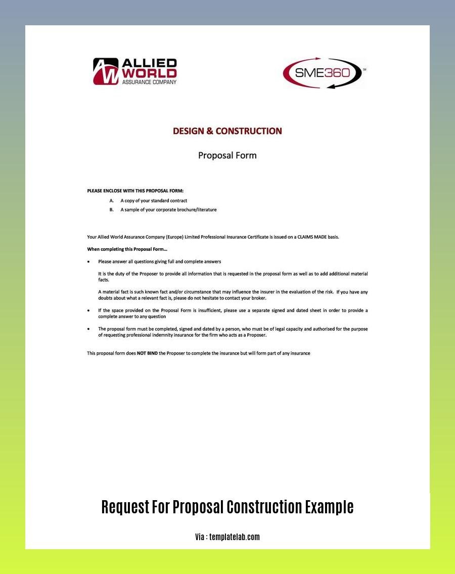 request for proposal construction example