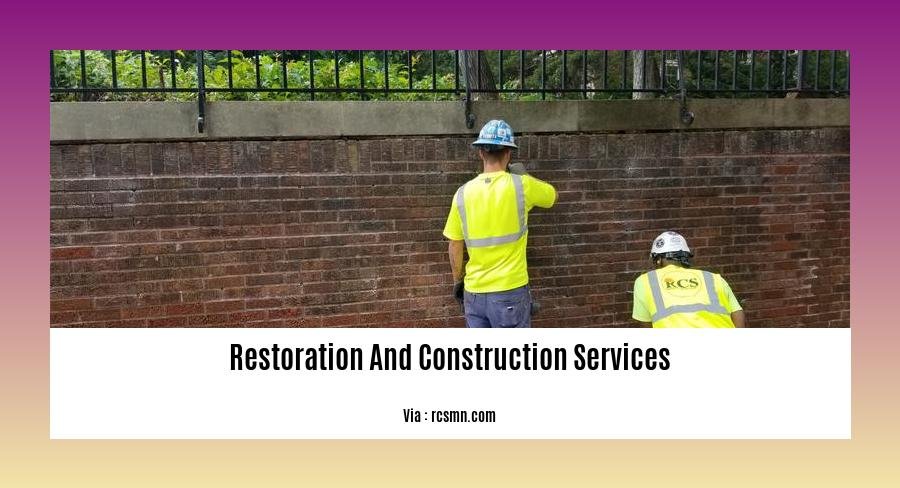 restoration and construction services