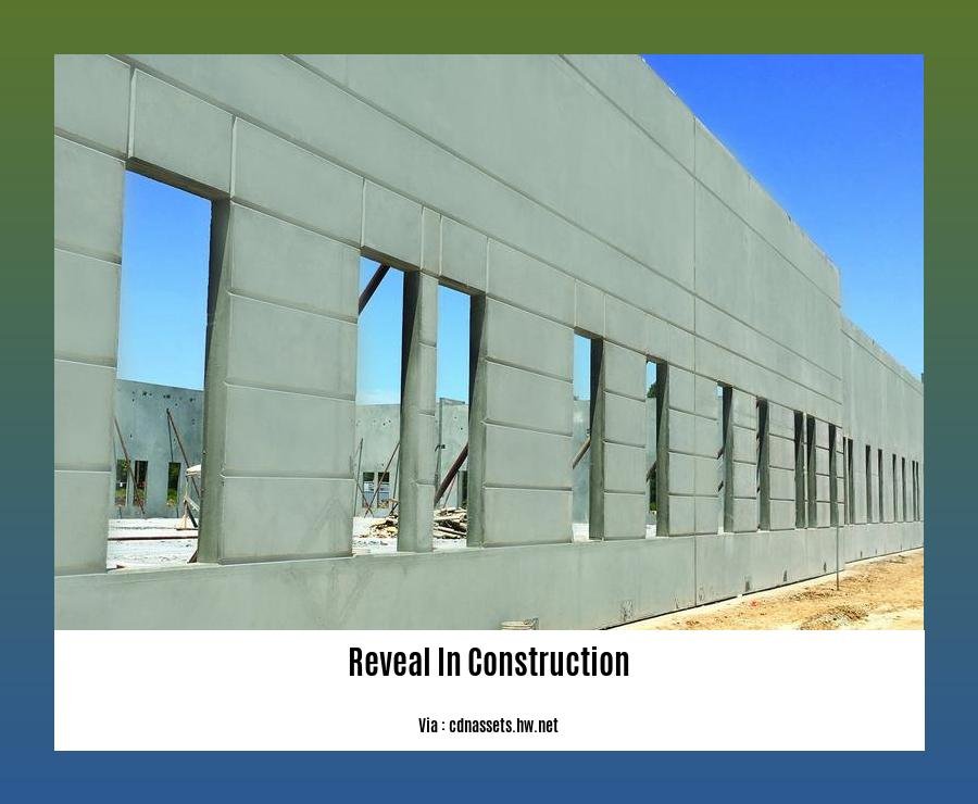 reveal in construction