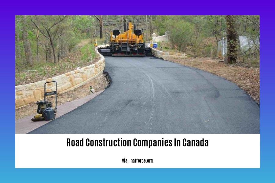 road construction companies in canada