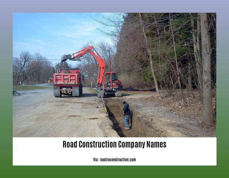 road construction company names